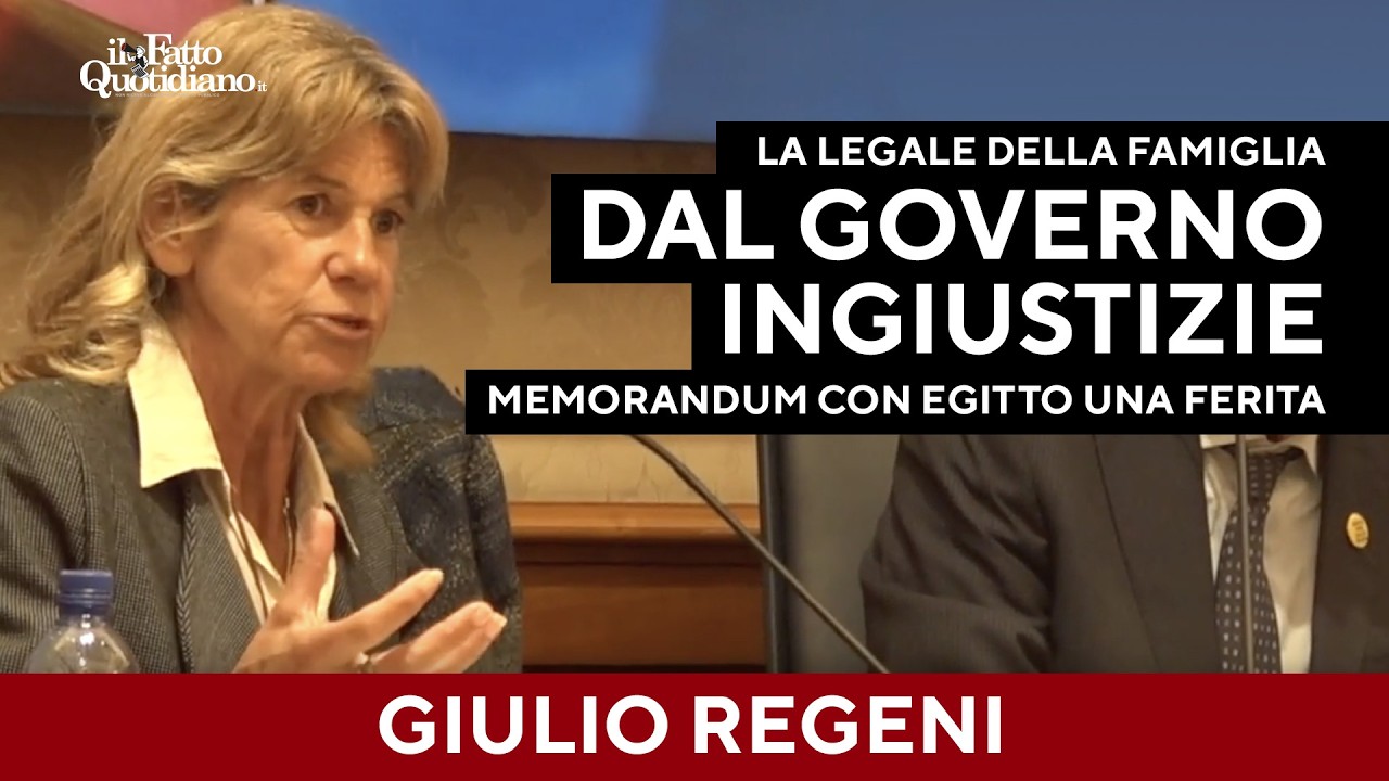 Regeni, la legale: “Dal governo Meloni ingiustizie. Memorandum con Egitto? Una nuova ferita”