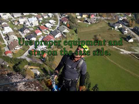 Ferrata equipment usage test