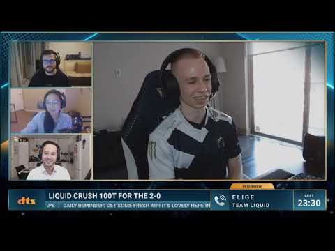 ELIGE WAS CRAZY WITH 42 KILLS!! Interview with Elige after Team Liquid takedown 100 Thieves 2-0
