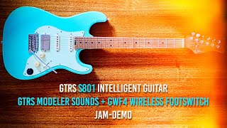 Video thumbnail for MOOER/GTRS: S801 Intelligent Guitar + GWF4 Wireless Footswitch + GTRS - No talk demo by Brett Kingman