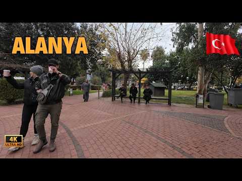 Alanya City Center Cleopatra Beach Walking Tour Tyrkey 2026 | Antalya Türkiye 4K