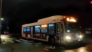 NYCT Bus Post Ida - Five Q58 Buses After 2 AM Bunching & Running Within Minutes on Grand Ave