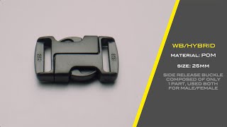 2M Warrior WB/SR Hybrid Single 25mm černá (samec/samice)