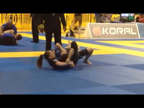 Tania's first fight at Nogi World's BJJ tournament 2013