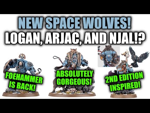 ABSOLUTELY STUNNING! New Space Wolves Models Revealed! | Warhammer 40k 10th Edition