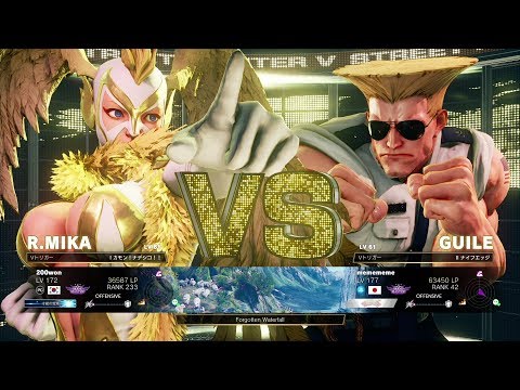 200won (Mika) vs Daigo Umehara (Guile)：200won（ミカ）vs ウメハラ（ガイル）
