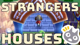 Touring Random NEW LEAF Houses from Strangers I've been within 90 ft of (AKA Happy Home Showcase)