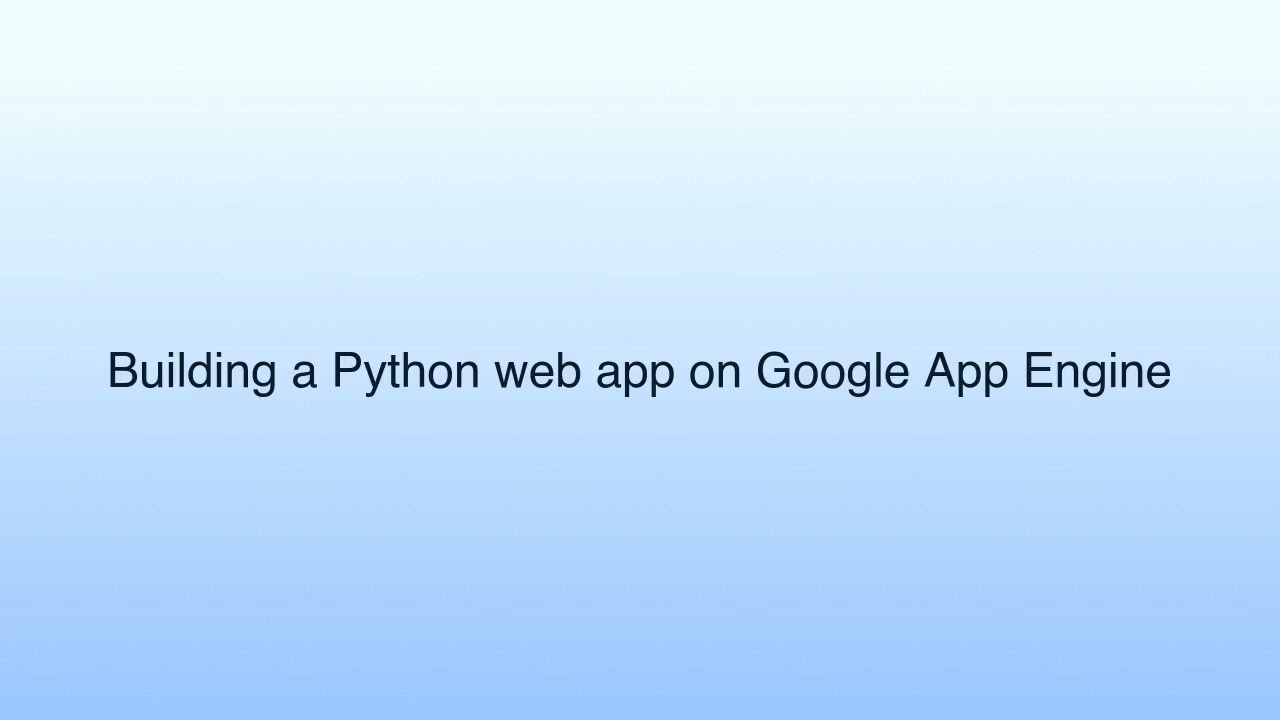 Building a Python web app on Google App Engine | Cloud Computing Demo - Google Cloud Platform (GCP)