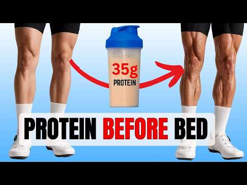 Protein Before Bed - Builds Cyclists Muscles Faster (New Study)