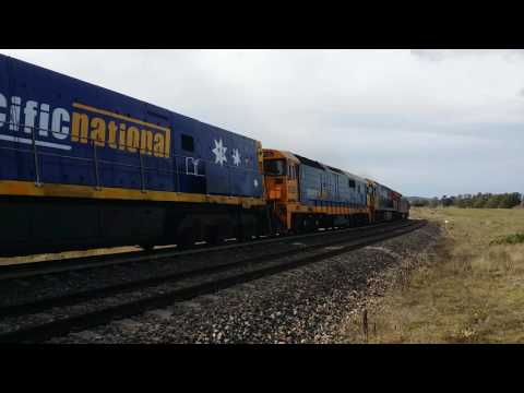 PN steel Northbound at Fish River just out of Gunning 22.8.2016