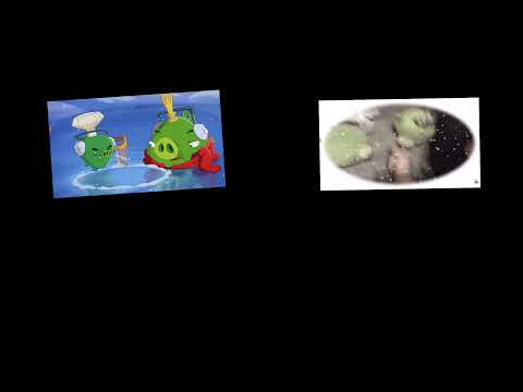 Angry Birds Toon And Angry Birds Toon Plush (Comparison) The Cave Pig S2