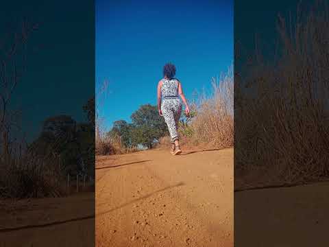 Caminhada sertaneja Comunidade Santa Rita município Vianópolis Goiás Brasil
