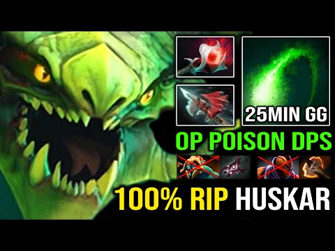 If There's Huskar Mid Just Pick Viper For Easy MMR | 100% Counter OP Poison DPS Easy 25Min GG Dota 2