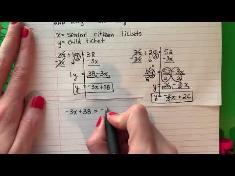 Systems of Equations Word Problem #1 // *EASY EXPLANATION* #math #mathematics #maths