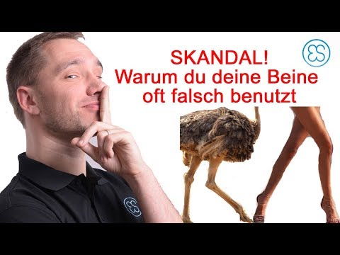 Skandal! Warum du deine Beine oft falsch benutzt ;-) Richtig Stehen