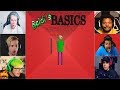 Gamers Reactions To The END NOT Baldi S Basics