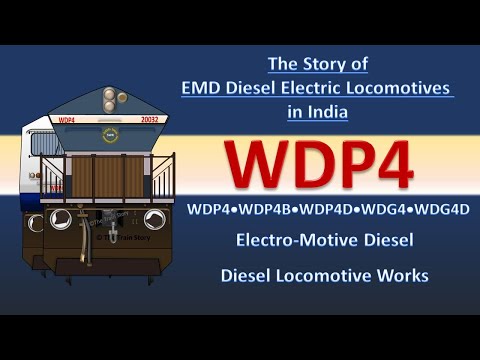 WDP4 | WDG 4 | Diesel electric locomotives | EMD | WDP4B | WDP4D | WDG4D | General Motors