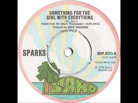 UK New Entry 1975 (7) Sparks - Something For The Girl With Everything