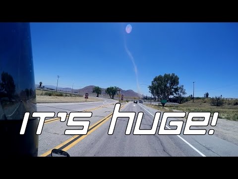 Huge Dust Tornado - Getting Lost in California
