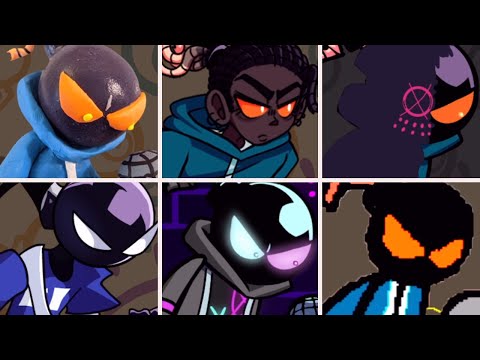 Friday Night Funkin' - Overhead but everytime it's Whitty turn a Different Skin Mod is used