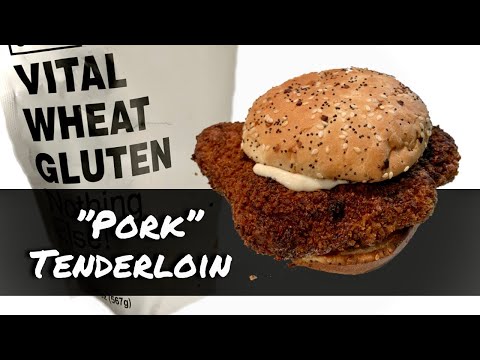 Sweet & Spicy “Pork” Tenderloin Sandwich | Plant Based Meat