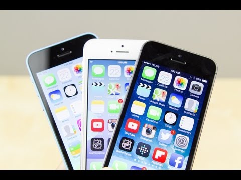 iPhone 5S vs 5C vs 5