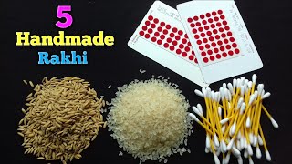 5 Unique Handmade Rakhi Making Ideas | Beautiful Rakhi Making Ideas