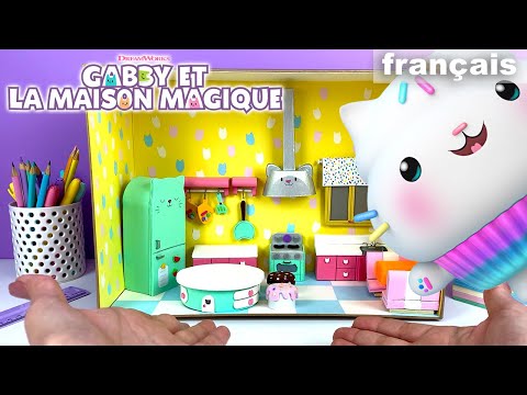 Confection d'une mini cuisine de P'tichou ! | GABBY ET LA MAISON MAGIQUE
