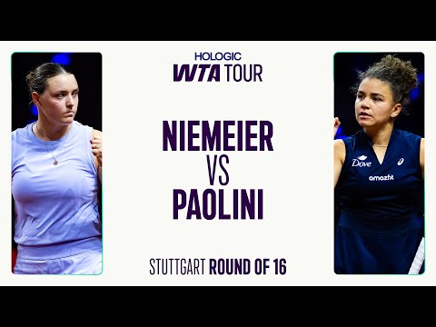Jule Niemeier vs. Jasmine Paolini | 2025 Stuttgart Round of 16 | WTA Match Highlights