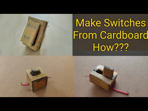 Make awesome Switches from waste cardboard
