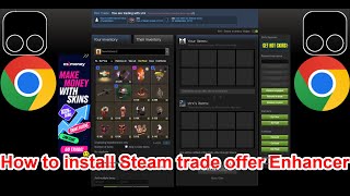 How to install Steam Trade Offer Enhancer in Google Chrome (Paste keys automatically)