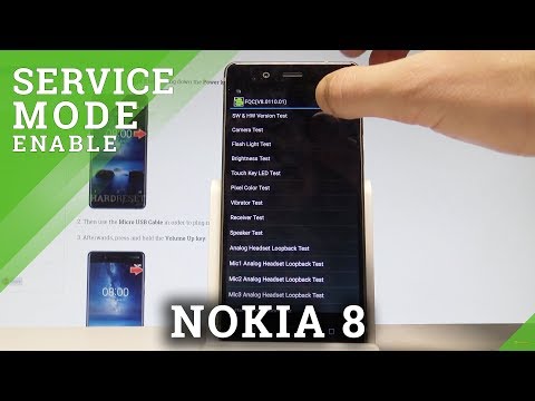 NOKIA 8 Service Mode / FQC Menu / NOKIA Hardware Test