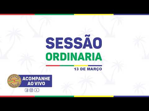 Sessão Ordinária da Câmara de Vereadores de Lago da Pedra 13/03/2026
