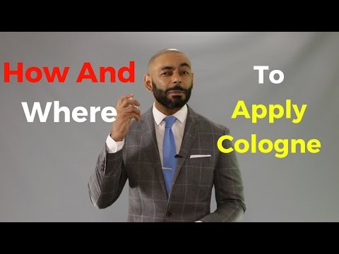 How And Where To Apply Cologne