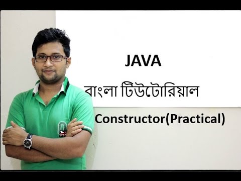 Java Bangla Tutorial For Beginners 32 Constructorpractical