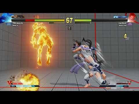 SFV~ Dhalsim (YHCmochi) vs. Ibuki (narikun) HD 15
