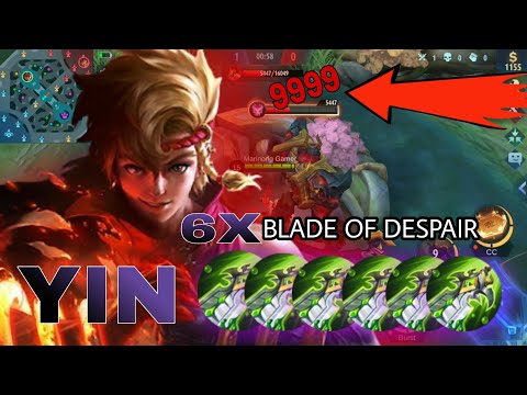 YIN 6X BLADE OF DESPAIR IS????😱😱😱 | YIN EXPERIMENT BUILD VS LORD |