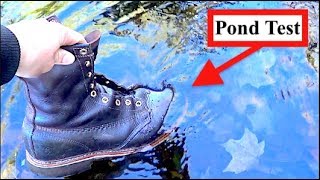 How to Water Proof Leather Boots!