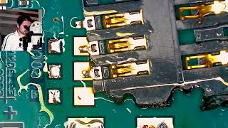 Phone SIM Card Socket Replacement | Soldering Process