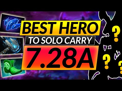 THIS HERO is ABSOLUTELY BROKEN in the NEW 7.28A PATCH - SOLO CARRY EVERY GAME - Dota 2 Guide