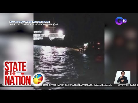 Roro vessel, sumadsad malapit sa Dumangas Port sa Iloilo SONA