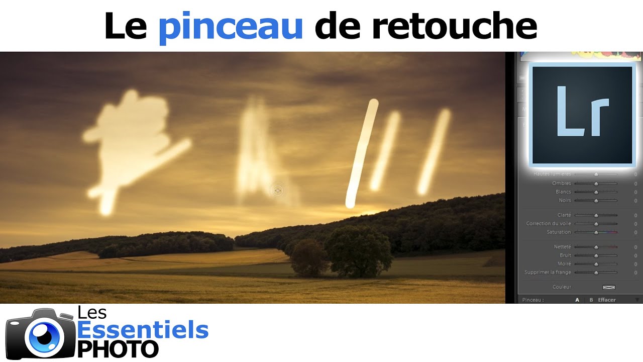 Lightroom - Le pinceau de retouche