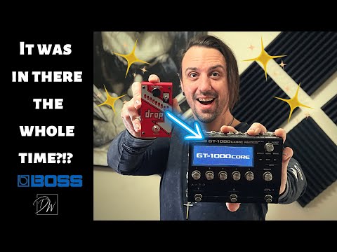 Hidden Gem In The Boss GT-1000 CORE - Drop Pedal..??