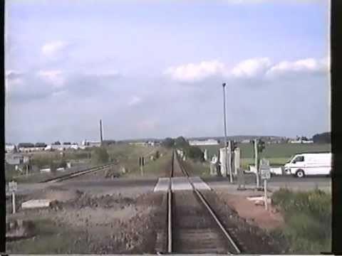 Kanonenbahn 2 Führerstandsmitfahrt Küllstedt - Leinefelde, 1994