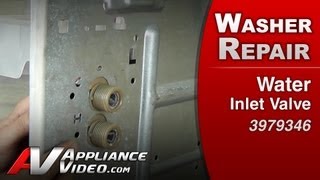 Whirlpool Washer Repair - No Hot or Cold Water - Water Inlet Valve