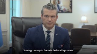 A Message From Defense Secretary Hegseth to the American Warfighter and the American Taxpayer