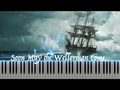 Wellerman - Instrumental - Piano Yamaha GENOS - SeeMusic Tutorial (Synthesia)