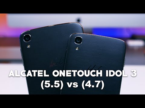 Alcatel OneTouch Idol 3 (5.5) vs (4.7) - What's the difference?