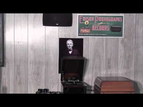 Edison blue amberol cylinder 1980 - Infanta March (Banjo) by Fred Van Epps