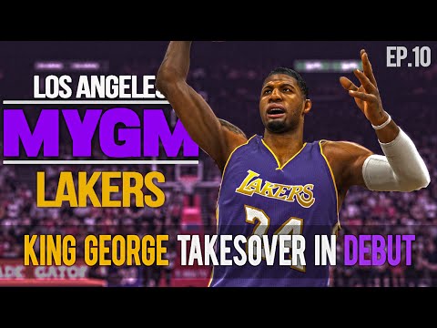 NBA 2K15 My GM Mode Ep.10 - Los Angeles Lakers | King George ERUPTS In Debut! | PS4